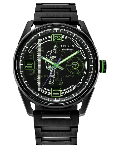 Hulk, Green Goliath Black Dial Stainless Steel Bracelet BM7675-57W Hulk, Green Goliath Black Dial Stainless Steel Bracelet BM7675-57W